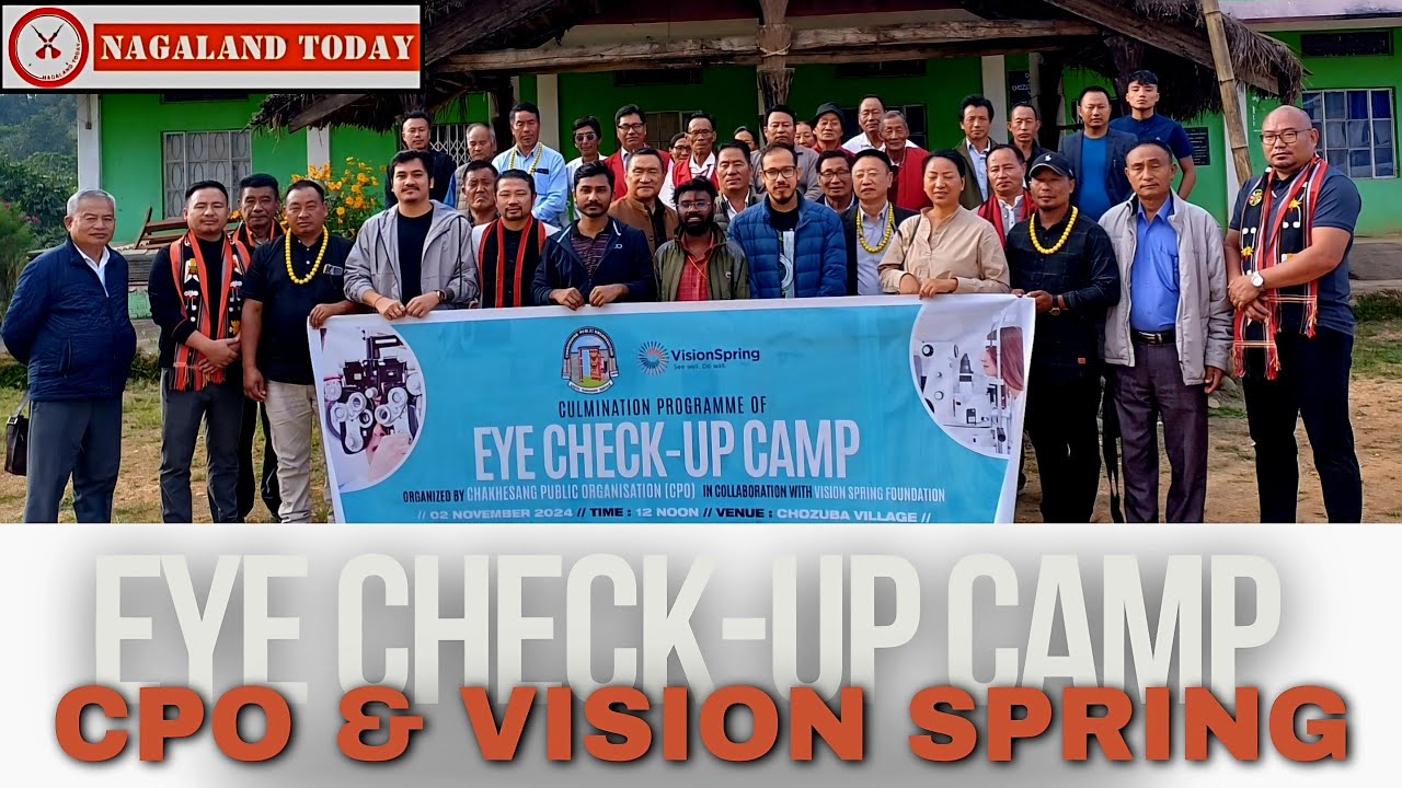 Eye check-up camp organized by Chakhesang Public Organization with ...