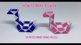 How To Make A Swan - 24 Pieces Magic Snake Puzzle