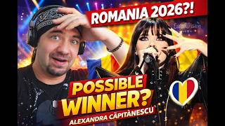 EUROVISION 2026: 🇷🇴 Alexandra Căpitănescu  Romania Might Win Eurovision 2026? (REACTION)
