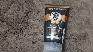 Spascriptions Black Peel Off Mask review