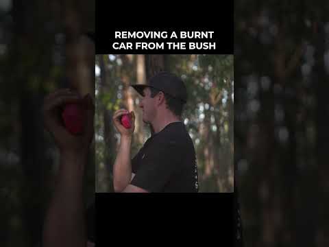 π₯π BURNT CAR RECOVERY PART 1 - An INGENIOUS way to get this eyesore off the track!