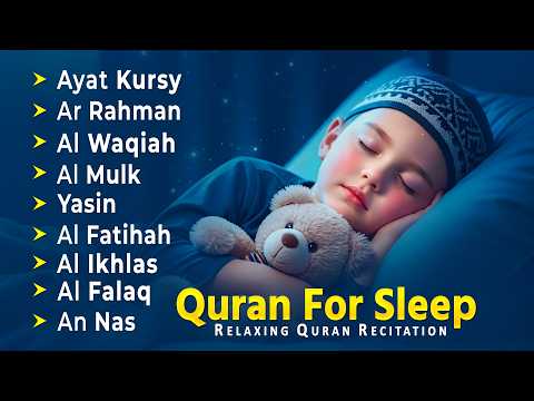 Heart-Touching Quran for Sleep | Fatiha, Ayatul Kursi, Rahman, Al-Mulk, Yasin, Al-Waqiah - Alaa Aqel