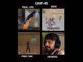 REAL LIFE VS PUBG VS FREE FIRE #pubgmobile #bgmi