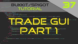 Minecraft Bukkit/Spigot Plugin Tutorial #37: Trade GUI (part 1)