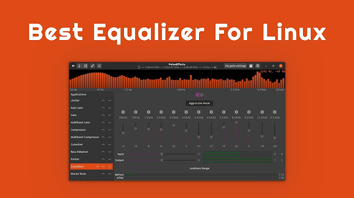 PulseEffects ⁃  Best audio equalizer for Linux | 2022