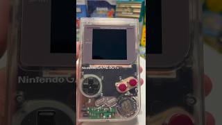 Crystal clear Game Boy setup! #retrogaming #retro #nintendo #asmr