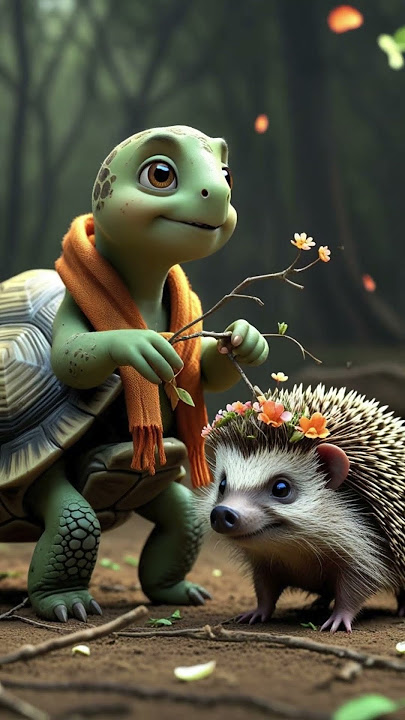 Theo Transforms a Shy Hedgehog into a Party Star 🐢🦔 | Silent Glow-Up