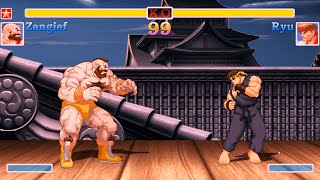 Zangief vs Black Ryu (Hardest) Ultra Street Fighter 2: The Final Challengers.