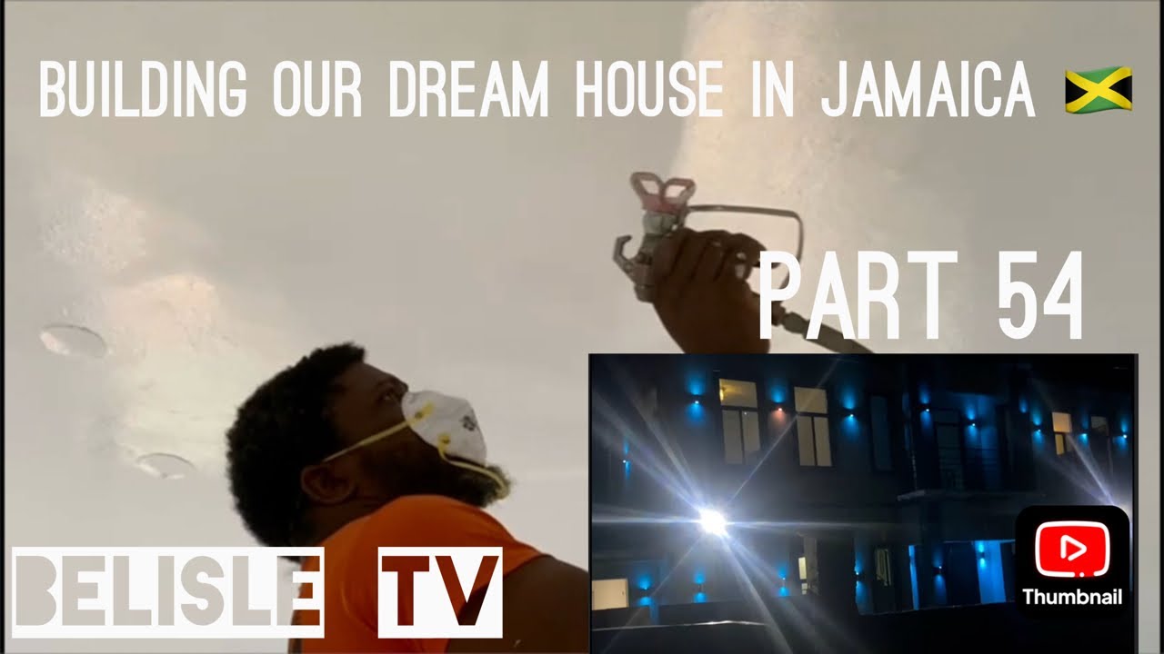 Building our dream house in Jamaica 🇯🇲 EP#54 internal painting and many more progress