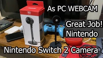 Nintendo Switch 2 camera as PC WEBCAM