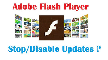 How to Stop/Disable Adobe Flash Player Updates Service (Quick Method)