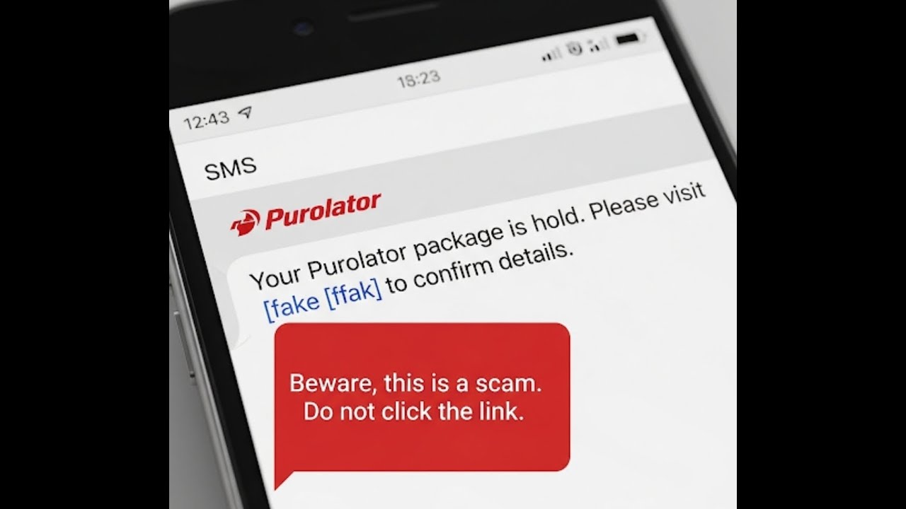Scam Alert: Fake Purolator Text Message Exposed