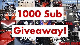 1000 Subscriber Giveaway!