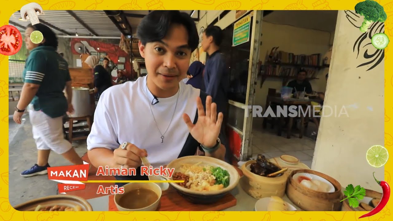 Aiman Ricky Menjajal Sensasi Nikmat Bubur Bakar Badran | MAKAN RECEH (10/12/25)