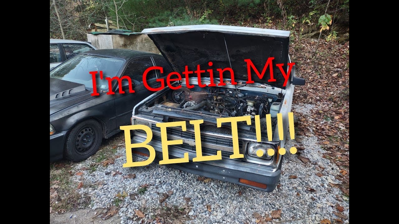 Idler Pulley Delete 1991 Chevy S10 2.8 V6 s10 chevy chevys10 YouTube