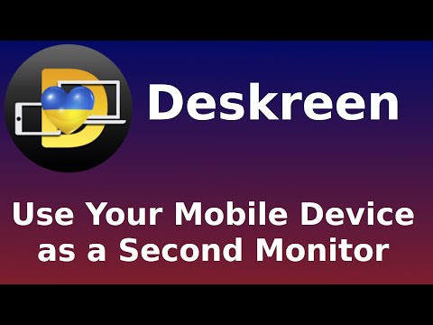 Deskreen - An Open Source, Self Hosted way to use a mobile device as a second monitor.