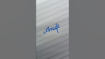 Anup #calligraphy #viral