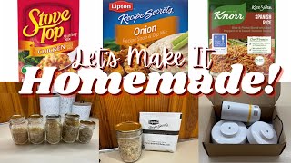 Make it HOMEMADE || How To Make Pantry Staples Homemade