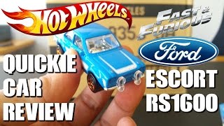 QUICKIE CAR REVIEW - 1970 FORD ESCORT RS1600 MK1 - seen briefly in FAST & FURIOUS 6