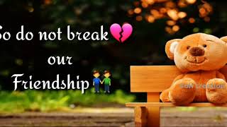 Very Special friendship day whatsapp status video song for you by ak creation screenshot 2