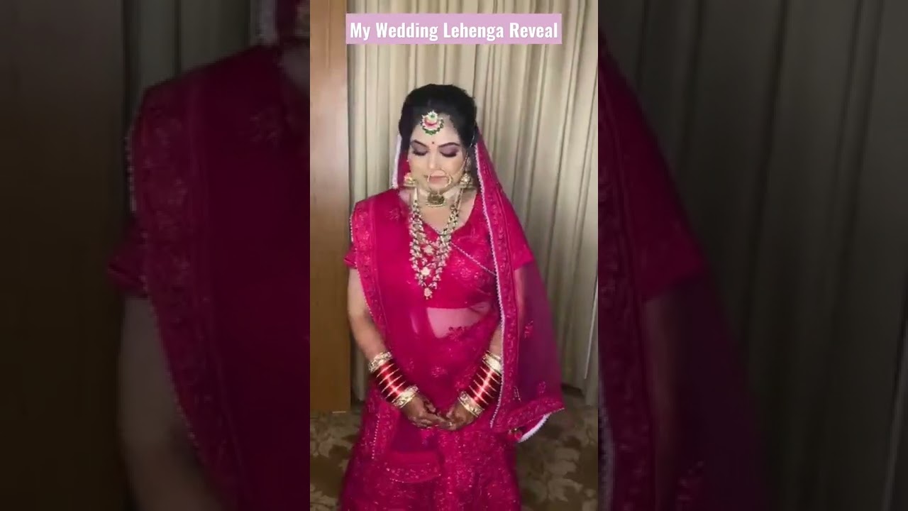 My Wedding day look ❤️☺️ | Lehenga reveal | 
