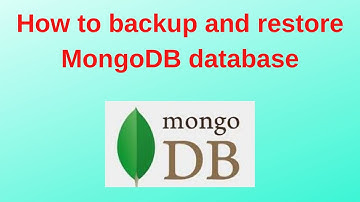 16. MongoDB DBA Tutorials: How to backup and restore MongoDB database on Linux