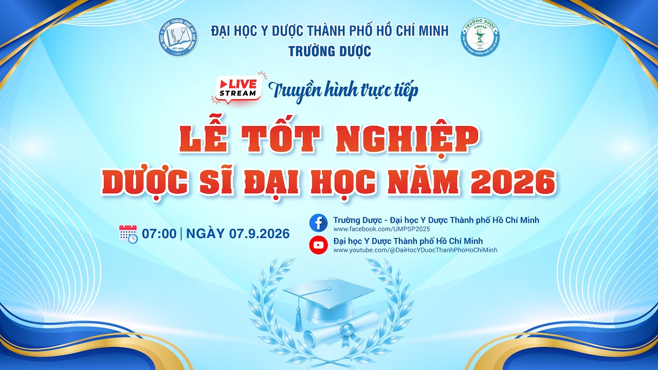 🔴 LỄ TỐT NGHIỆP ĐẠI HỌC NĂM 2026 | TRƯỜNG DƯỢC | ĐẠI HỌC Y DƯỢC TPHCM
