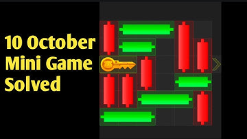10 October Mini Game 🎮| Hamster Kombat Mini Game Today | Puzzle Game Solved