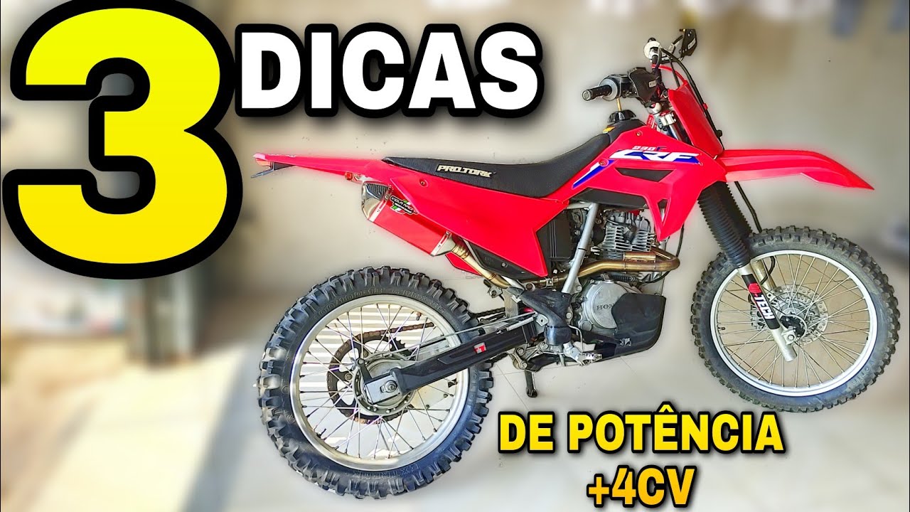 Crf-230 Motor Preparado 250 Cl  Moto de trilha, Escapamento esportivo,  Motos de rua