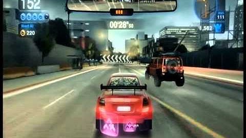 blur game double damage la downtown highrise destruction hard mode