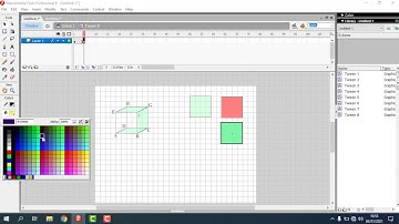 Tutorial membuat animasi sisi kubus (merubah warna)