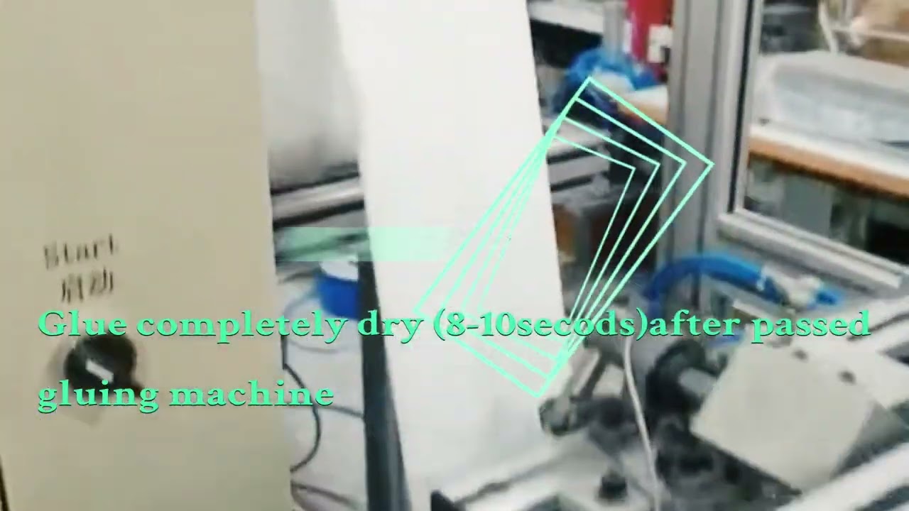 Filter bag needle eye gluing machine ,8-10 seconds fast drying technology