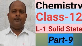 Chemistry class-12 L-1 Solid State numericals part-9