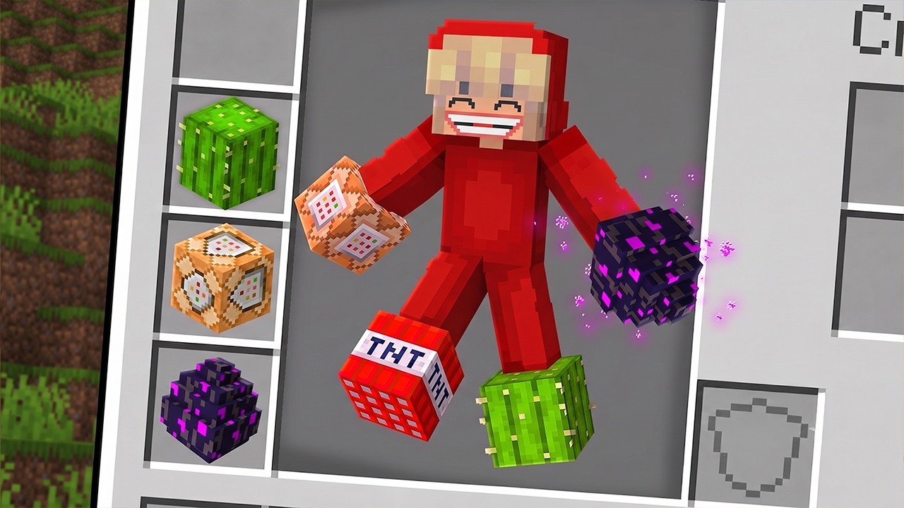 AffeDoom kan göra ALLA Block till ARMOR i Minecraft!