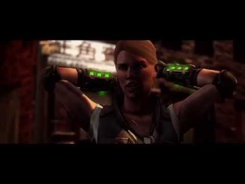 Mortal Kombat X - Caged (Johnny, Sonya, Cassie interactions)