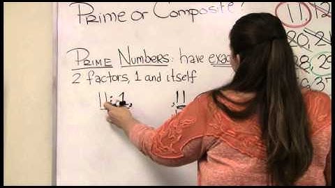 GED Math 1.4.o Prime or Composite