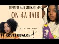 CRAZY HAIR TRANSFORMATION! | JAPANESE HAIR STRAIGHTENING| 4A HAIR| SACHE