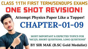 11th Physics Revisions Class | One Shot Revisions | federal Board | fbise