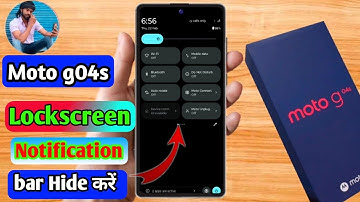 moto g04s lock screen notification panel hide, moto g04s notification bar off