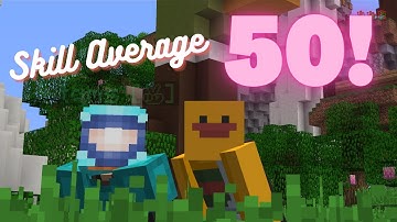I hit skill average 50 (HYPIXEL SKYBLOCK)