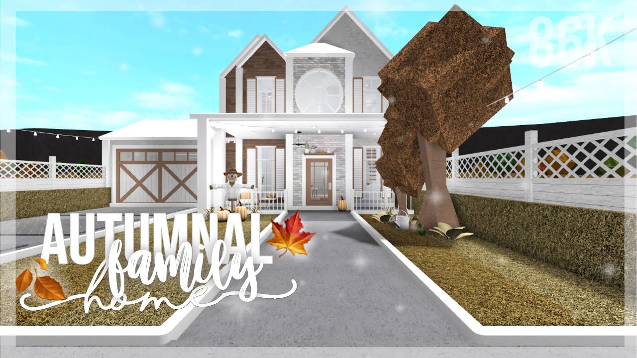 Bloxburg | Autumnal Family Home - YouTube