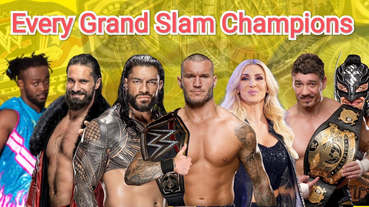 Every Grand Slam In WWE History (As Per New Format) In Hindi - YouTube