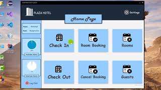 Hotel Reservation System With Source Code | JavaFX screenshot 5