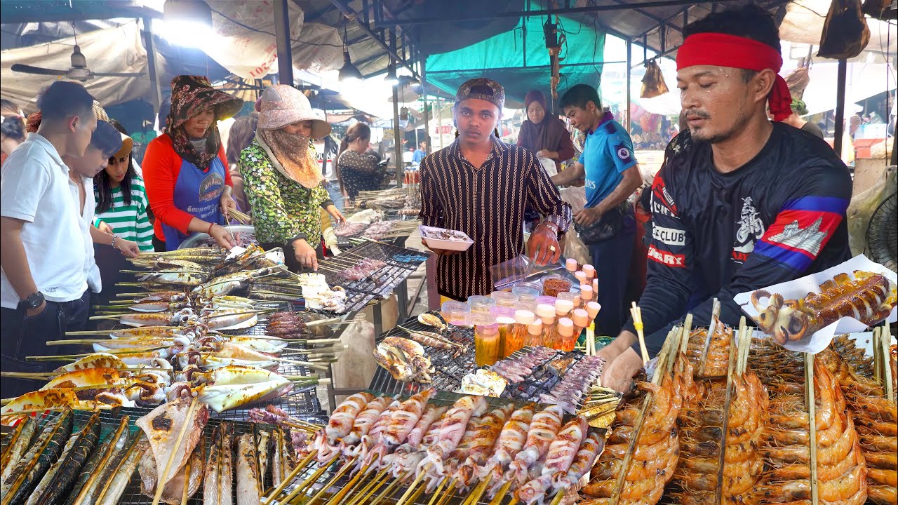 Crab Market @ Kep - Grilled Seafood, Oyster, Blue Crabs, Shrimp, & More