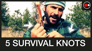 5 Survival Knots: All you need to survive in the wild w/ Hazen Audel