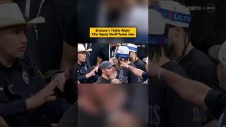Jalen Brunson's Father Angry at Officer After He Push Jalen While Championship Win Knicks vs Spurs