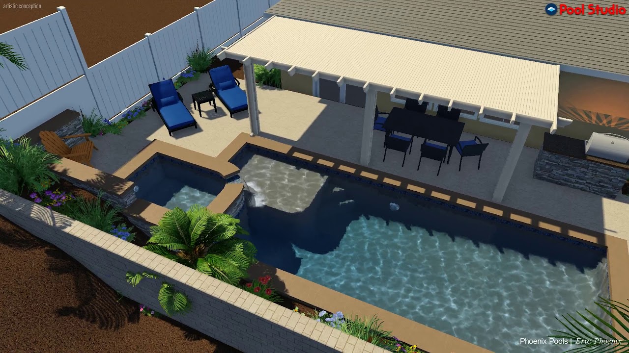 Pool Studio - 3D Swimming Pool Design Software - YouTube