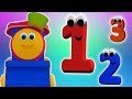 Bob Número tren | 3D Cartoon para los niños | video educativo | Compilación | Bob Number Train