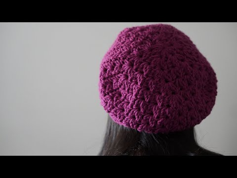 How to Crochet an elegant and stylish beret - YouTube display picture 3