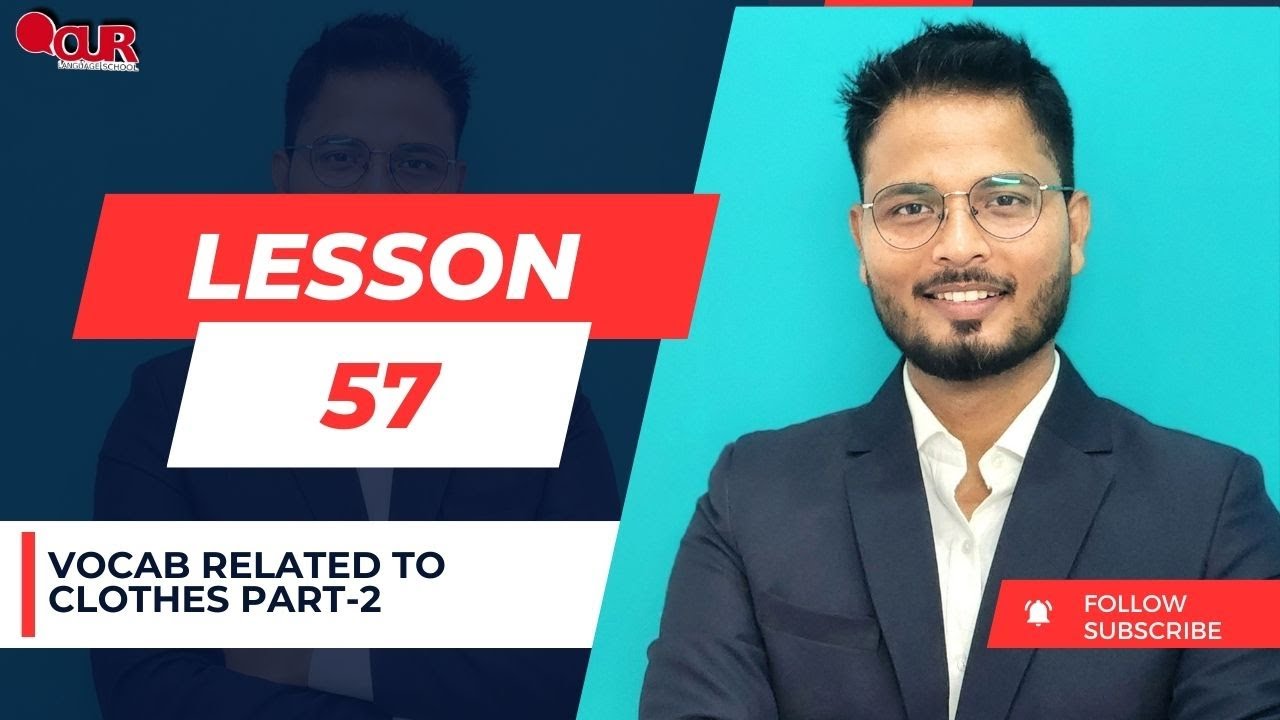 Lesson.57/Learn Spanish words related clothes//कपड़ों से संबंधित स्पेनिश शब्दों को सीखे
